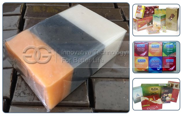 Transparent Film Plastic Soap Wrapping Machine for Sale