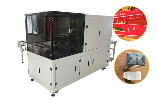 Automatic 3D Cellophane Packing Machine for Large Boxes