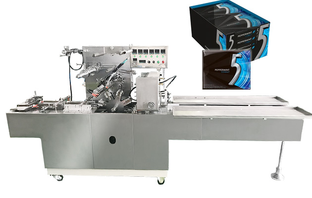 Automatic Cellophane Overwrapping Machine BTB-300B for Chewing Gum Box