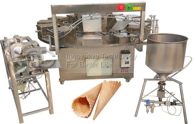 Waffle Ice Cream Cone Making Machine