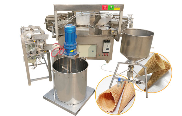 Automatic Ice Cream Cone Making Machine Line