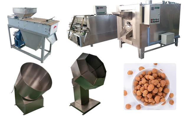 Flour Coated Peanuts Making Machine Production Line