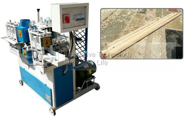 Wood Broom Handle Rounding Machine