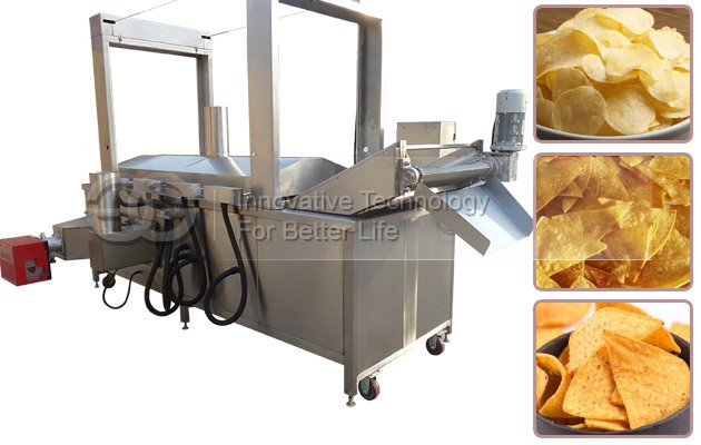 Automtic Corn Chips Frying Machine