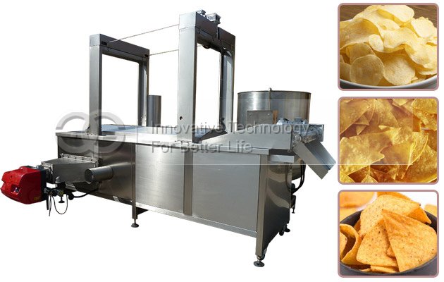 Automatic Corn Chips Fryer Machine