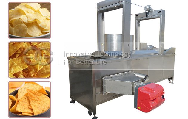 Gas Corn Chips Fryer Machine