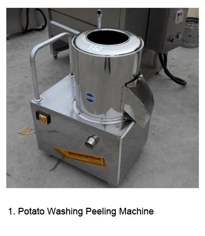 Potato Washing Peeling Machine