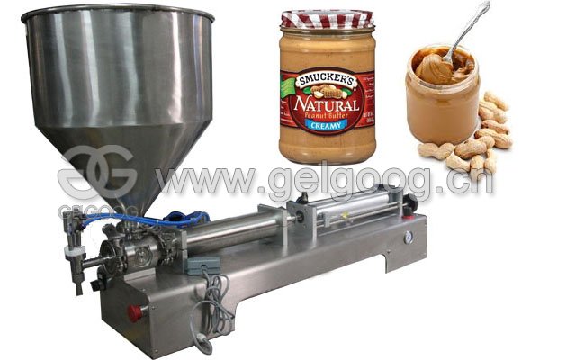 Semi Automatic Peanut Butter Jar Filling Machine