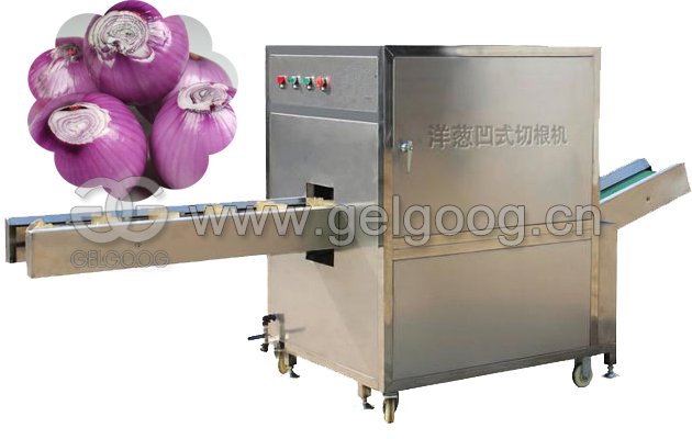 Onion Root Cutting Machine