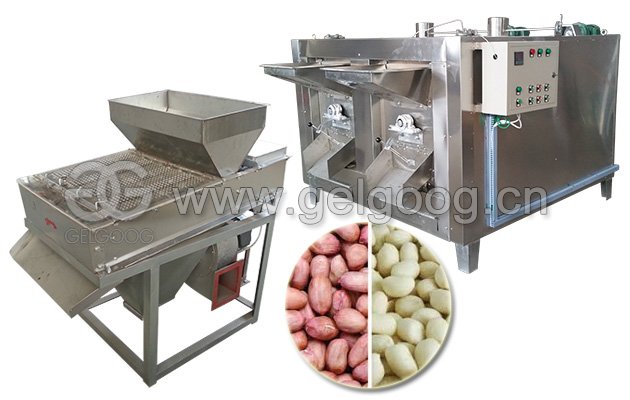 Peanut Frying Peeling Machine