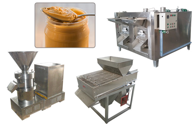 Small Scale Peanut Butter Production line Machinery 100 kg/h