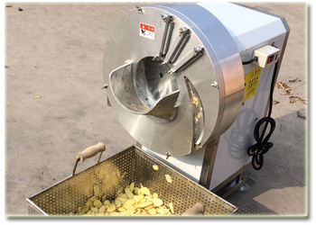 Commercial Electric Paper Thin Garlic Slicer Machine For Ginger