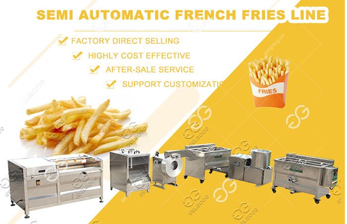Semi Automatic Potato Chips Production Line