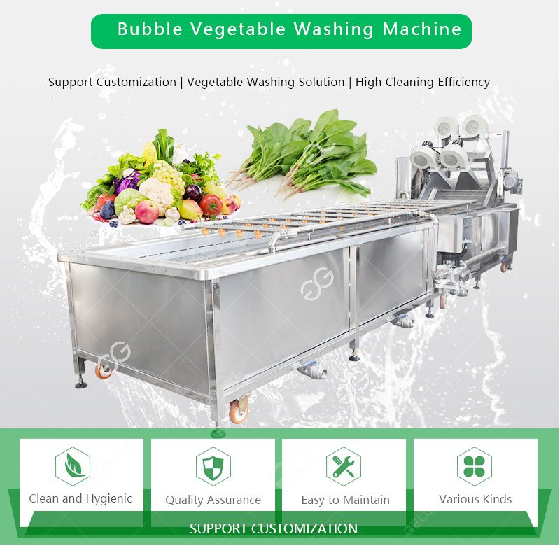 Industrial Fruit and Vegetable Washing Machine For Apple,Spinach