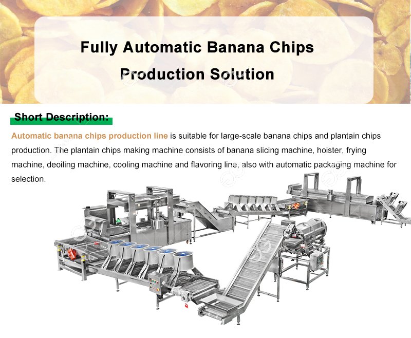 Automatic Banana Chips Production Line