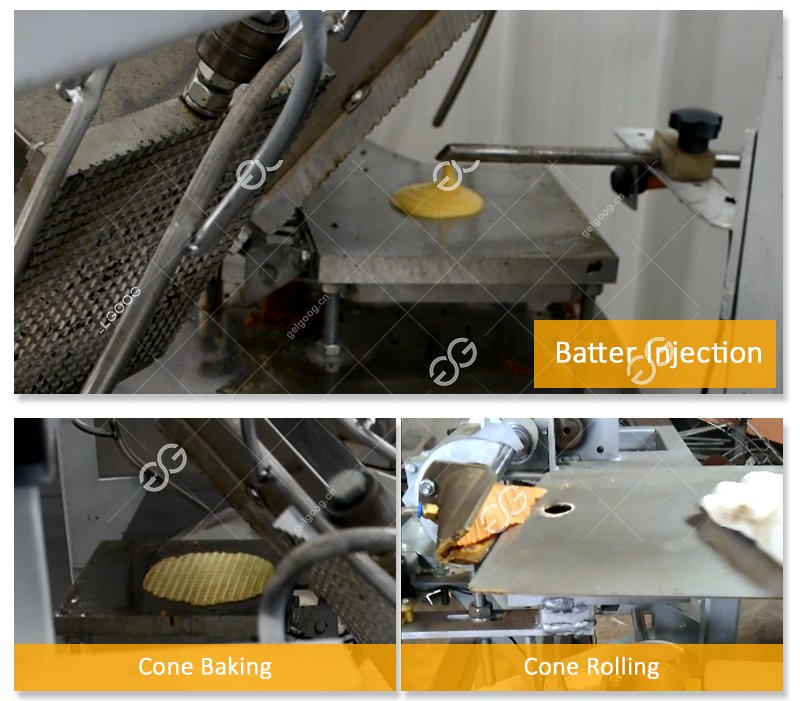 Automatic Cone Baking Machine Gelgoog