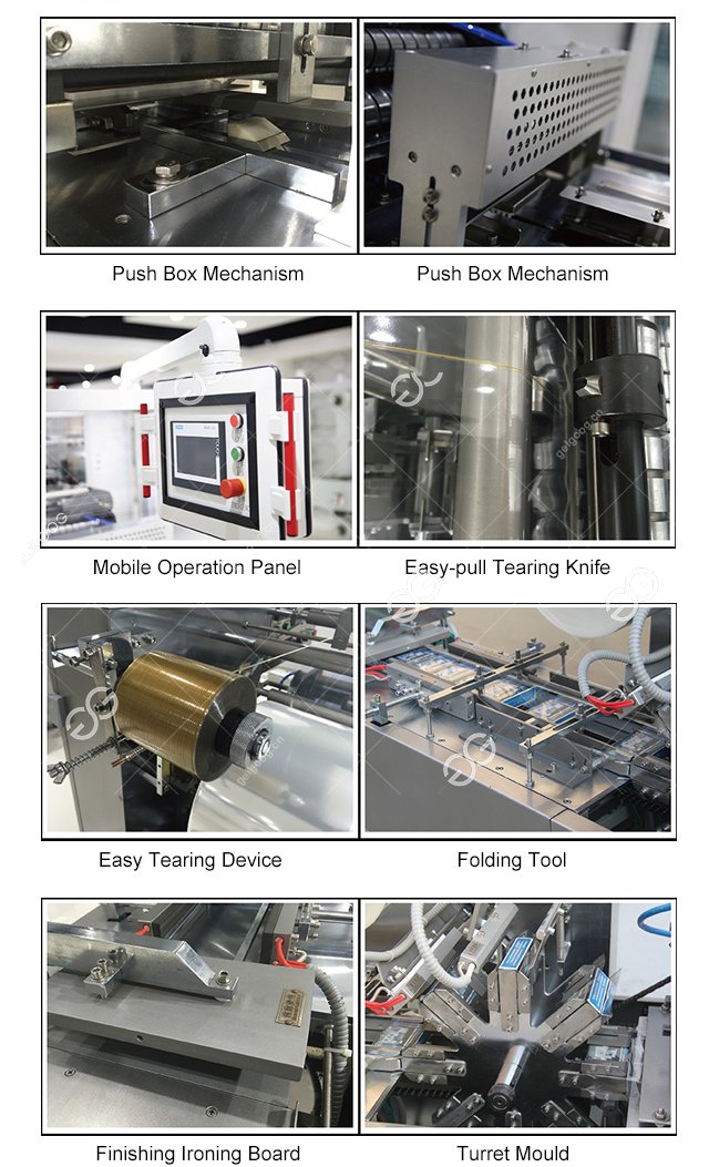 Cigarette Box Cellophane Overwrapping Machine