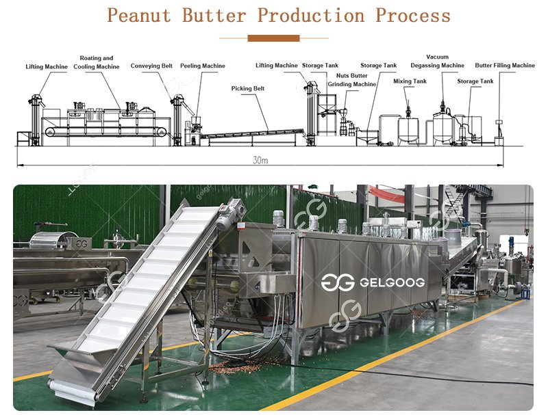 Gelgoog Peanut Butter Manufacturing Process