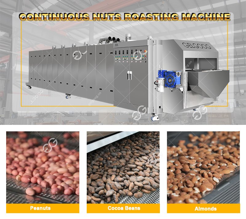 Macadamia Nuts Roaster Machine