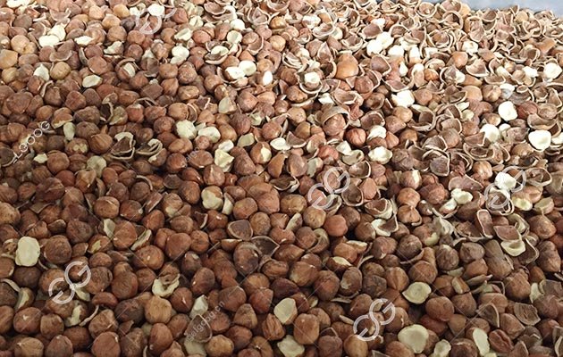 400kg/h Almond Hazelnut Cracking Shelling Machine Equipment