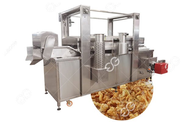 China Made 300kg/h Fried Onion Frying Processing Machines