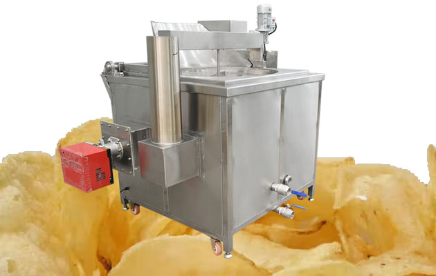 Automatic Pot Batch Potato Chips Frying Machine