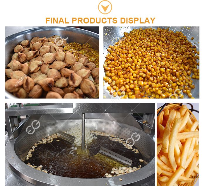 Potato Chips Frying Machine